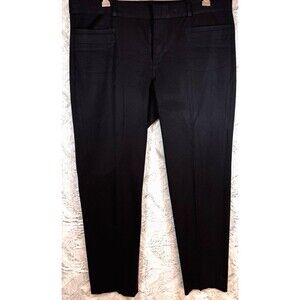Banana Republic Pants Women's 12‎ Sloan Black Stretch Career Office Casual